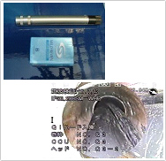 Pipe camera. Pull-push type