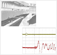 Non-destructive structure exploration The exploration due to the impact elastic wave