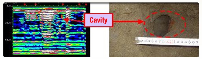 Sample of exploration's image and drilling confirmation status