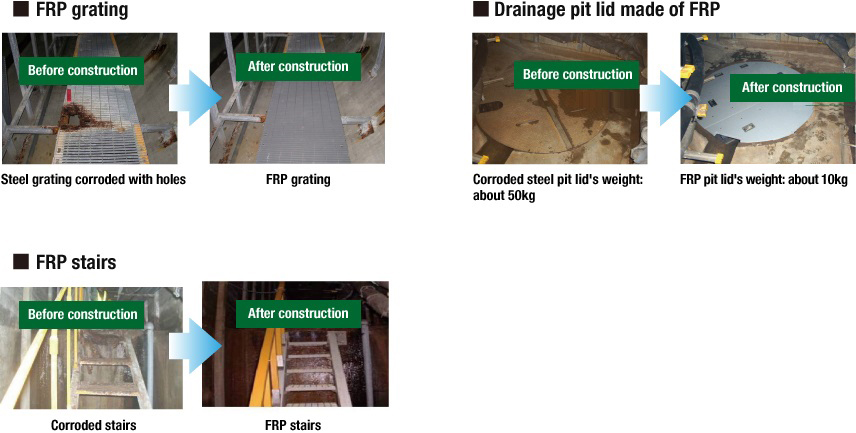 FRP tunnel facilities